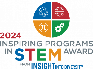 Insight Into Diversity: 2024 Inspiring Programs in STEM Award Logo