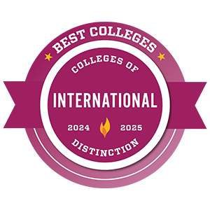 Colleges of Distinction: a Best College for International Students: 2024-2025