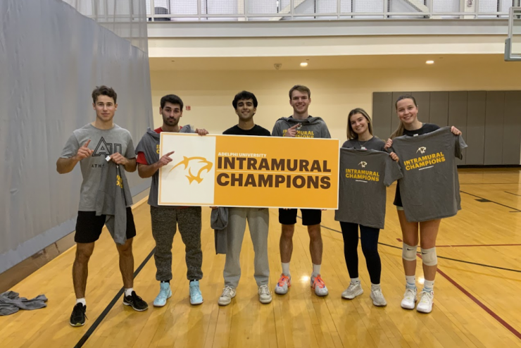 Intramural Volleyball Champions at Adelphi University