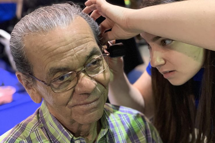 In January 2020, seven-third year audiology doctoral students and two clinical professors, Dr. Ianthe Dunn-Murad and Dr. Rose Valvezan had the unique and humbling opportunity to travel with the Starkey Hearing Foundation to El Salvador, Central America to provide hearing services to over 1,200 individuals with hearing loss and hearing impairments.