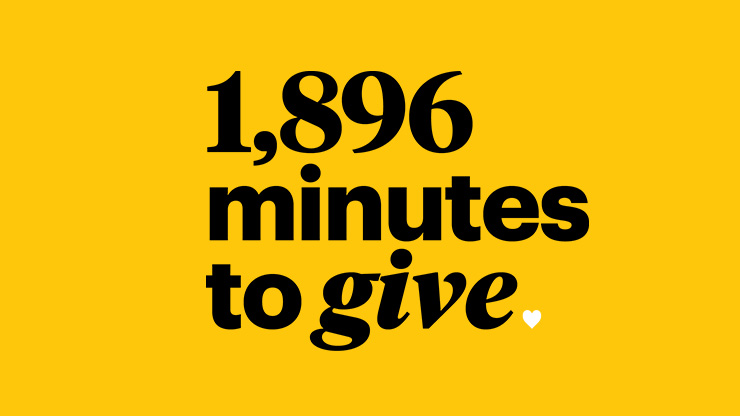 1896 minutes to give.