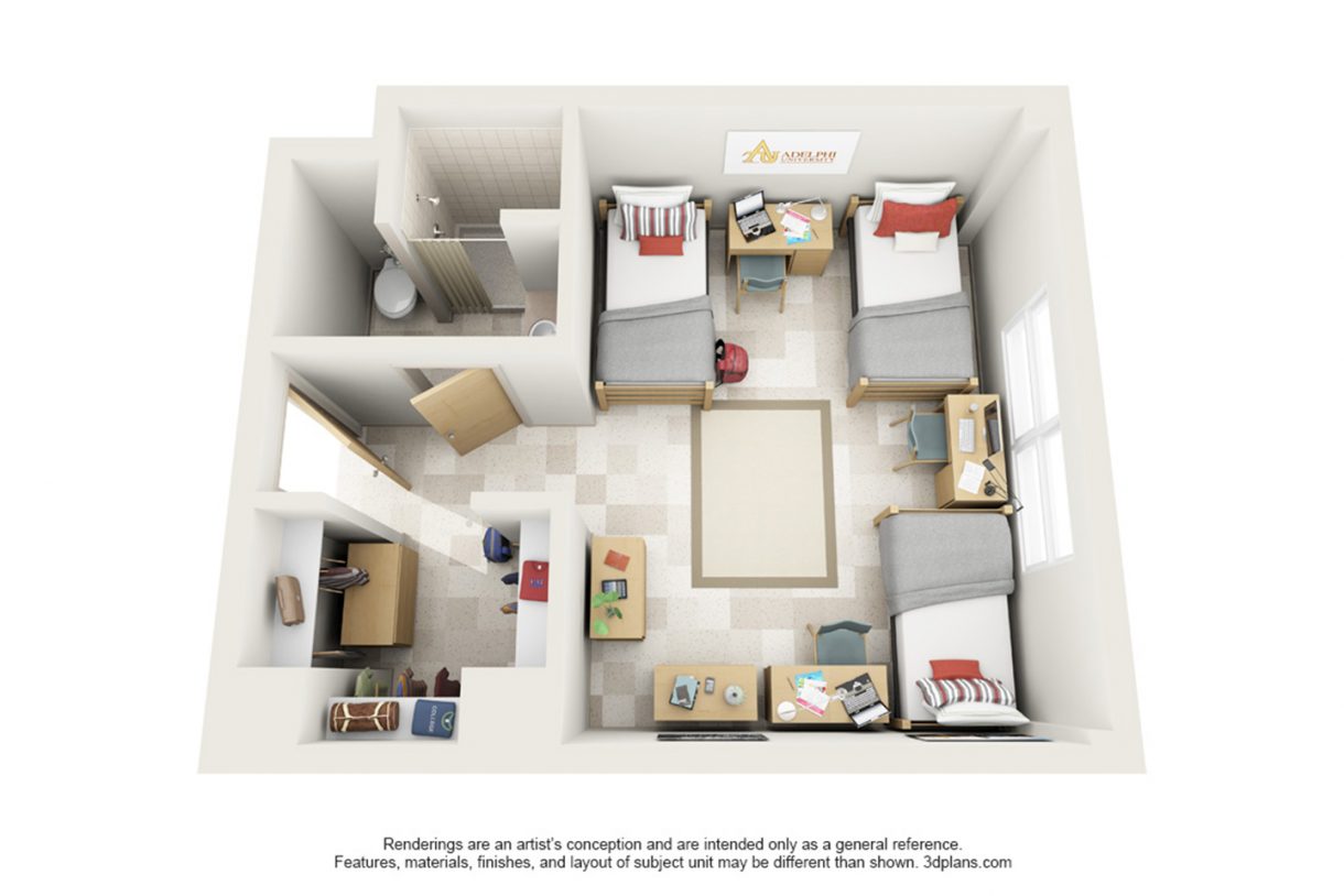 Room Types And Features | Residential Life And Housing At Adelphi ...