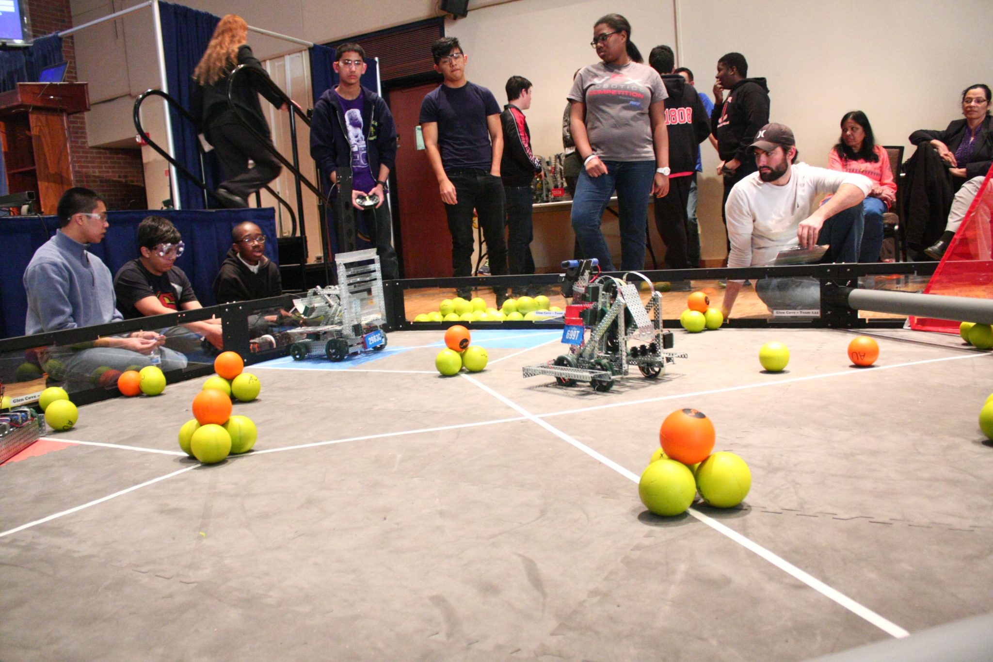 Adelphi University Hosts VEX Robotics Competition