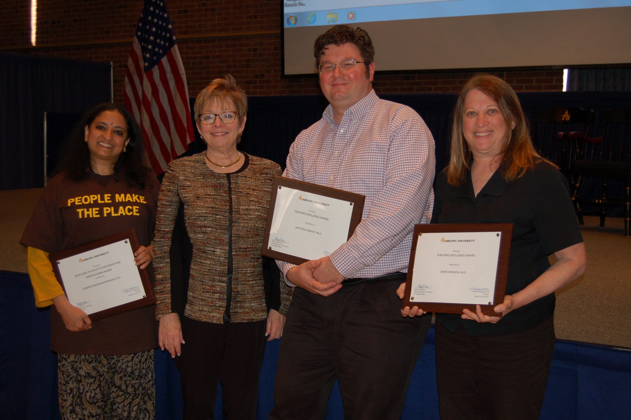 The Recipients of the 2016 Faculty Excellence Awards Announced