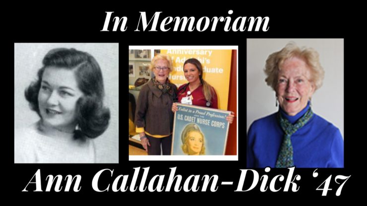 Remembering Ann Callahan-Dick '47 | Adelphi University