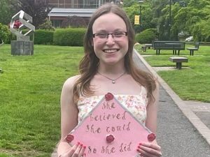 Sophie Breslow '24 earned her BSW and is back at Adelphi for her MSW.